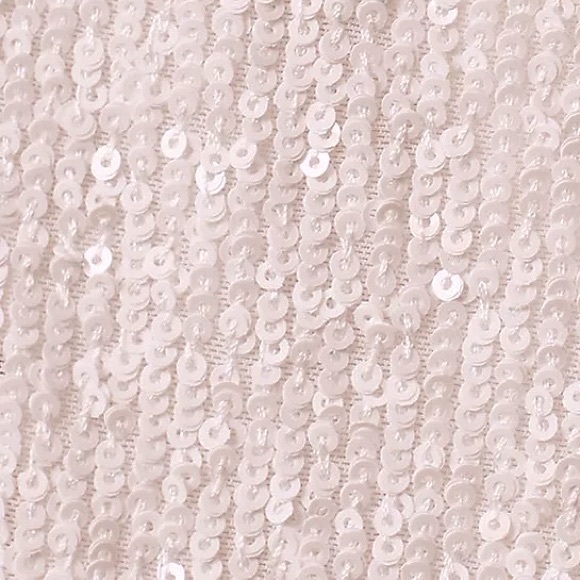 Black Halo Eve by Laurel Berman x BHLDN Domino 4 / Sm White Sequin Strapless - Picture 4 of 14
